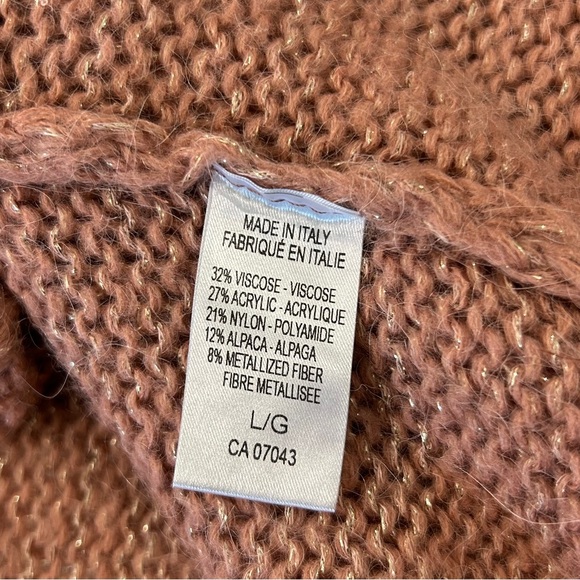 Italian Made Slouchy Open Style Cardigan - Picture 10 of 10